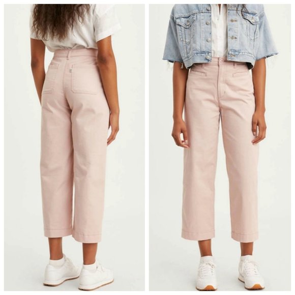 Levi's Pants - NWT Levi's Ribcage Wide Leg Cropped Pants